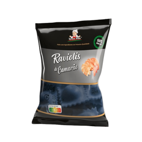 Ravioli Tinta De Choco Com Camarão Nonna Bella 300 gr