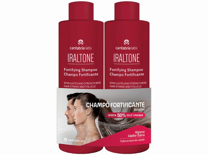 Champo Iraltone Fortificante 2X400 ml 50%Des2ªu