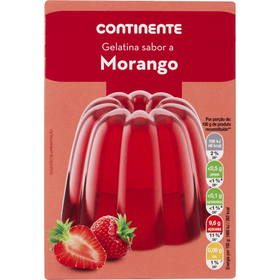 Gelatina Em Pó Morango Continente 2 X 67 gr