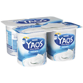 Iogurte Grego Natural Yaos 460 gr (4 Un)