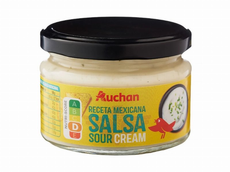 Molho Auchan Sour Cream 300 g