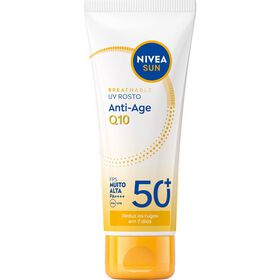 Protetor Solar Rosto Q10 Anti-Age & Anti-Pigments Fps 50+ Nivea Sun  40 ml