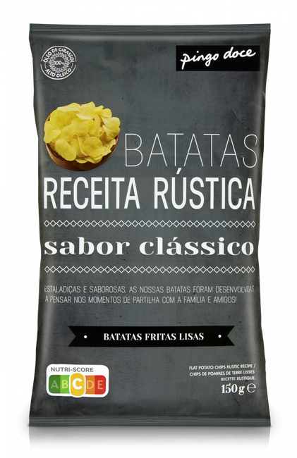 Batatas Fritas Lisas Receita Rústica Pingo Doce 0.15Kg