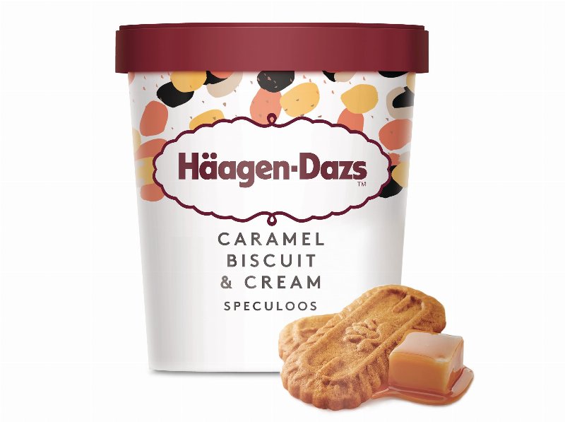 Gelado Häagen-Dazs Caramel Biscuit & Cream 460 ml