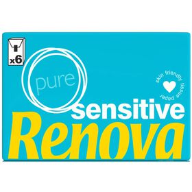 Lenços De Bolso 4 Folhas Sensitive Pure Renova 6 Un
