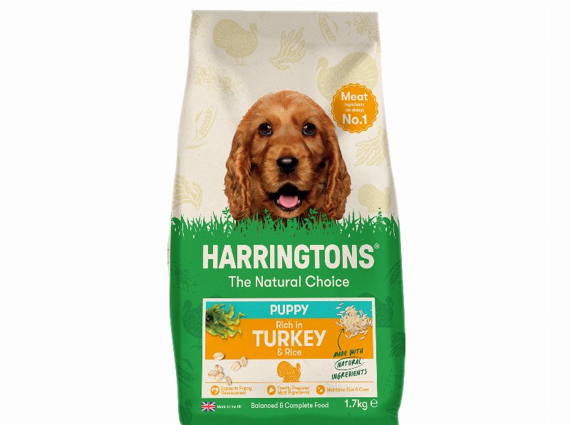 Ração Natural Para Cão Harringtons Júnior Peru E Vegetais 1.7 kg