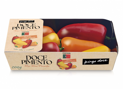 Mix De Mini Pimentos Doce Embalados Pingo Doce 0.2Kg