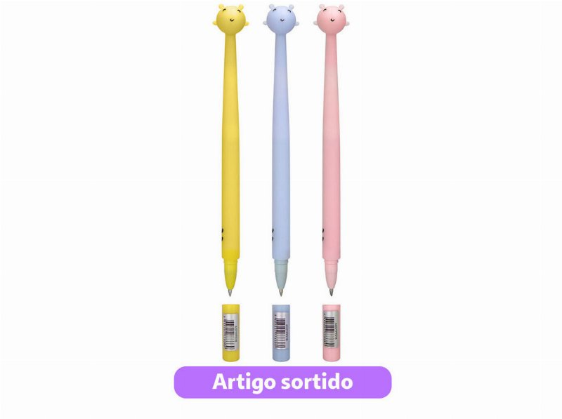 Esferográfica Silicone Auchan Azul Cores Sortidas