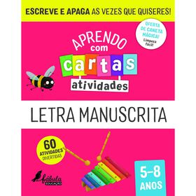 Aprendo Com Cartas - Atividades - Letra Manuscrita (5-8 Anos)