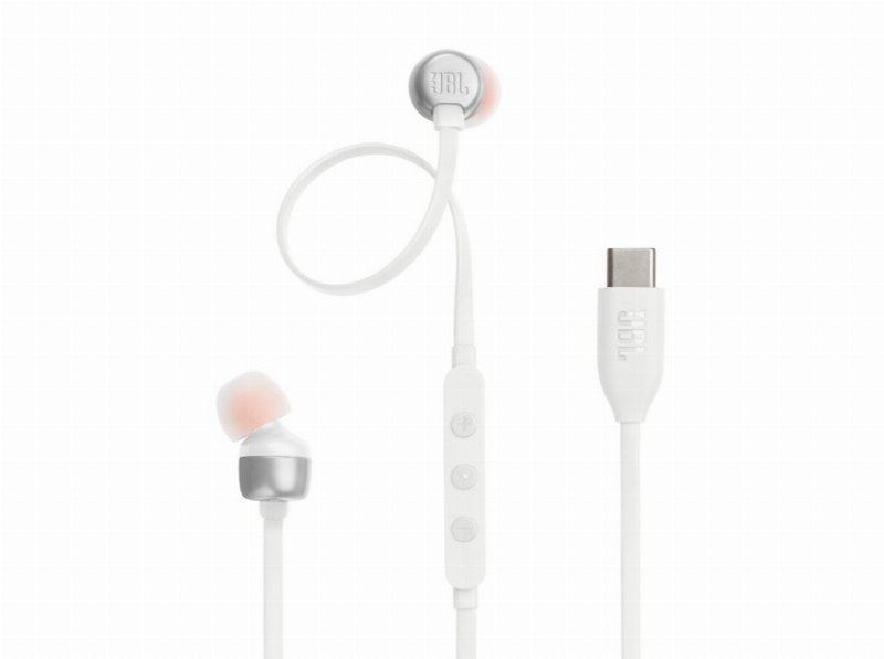 Auriculares Com Fio Jbl T310C Wht Branco C/Micro