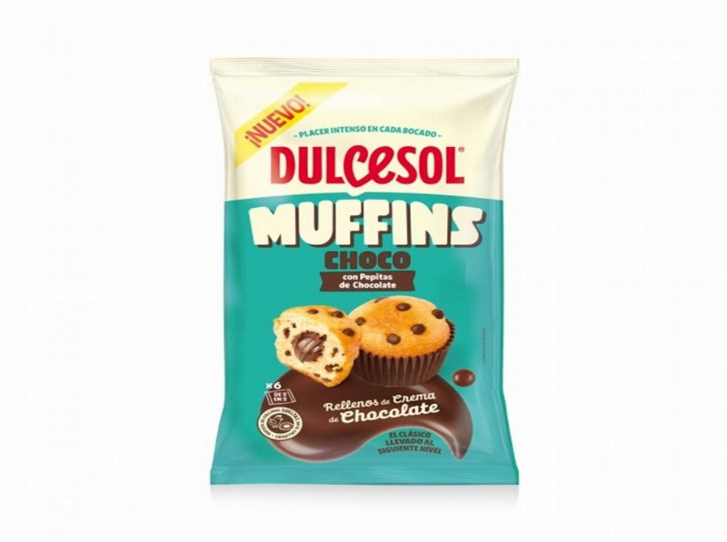 Muffins Dulcesol Pepitas E Recheio Chocolate 240 g