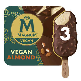 Gelado Amêndoa Vegan Magnum 270 ml (3 Un)