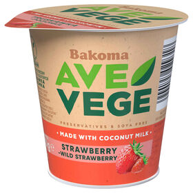 Vegegurte Base De Coco Morango Ave Vege Bakoma    150 gr