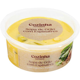 Sopa De Grão Com Espinafres Cozinha Continente 400 gr
