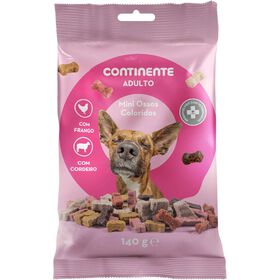 Snack Para Cão Mini Ossos Continente 140 g