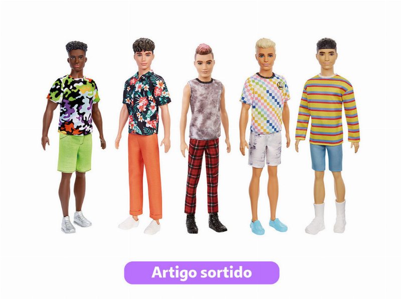 Boneco Ken Fashionista Modelos Sortidos