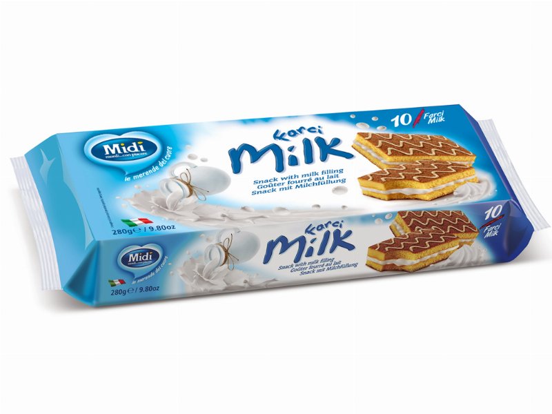 Bolo Midi Com Recheio Leite 280 g