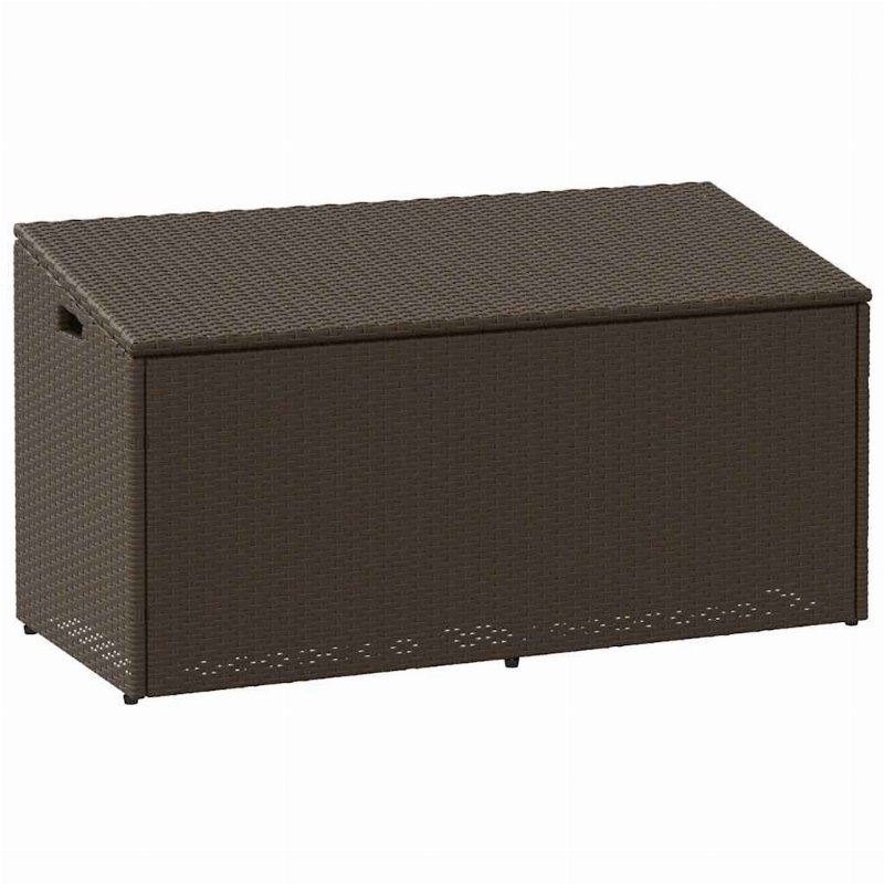 Hkh 8 Pcs Conjunto De Sofás P/ Jardim Com Almofadões Vime Pe - Bege