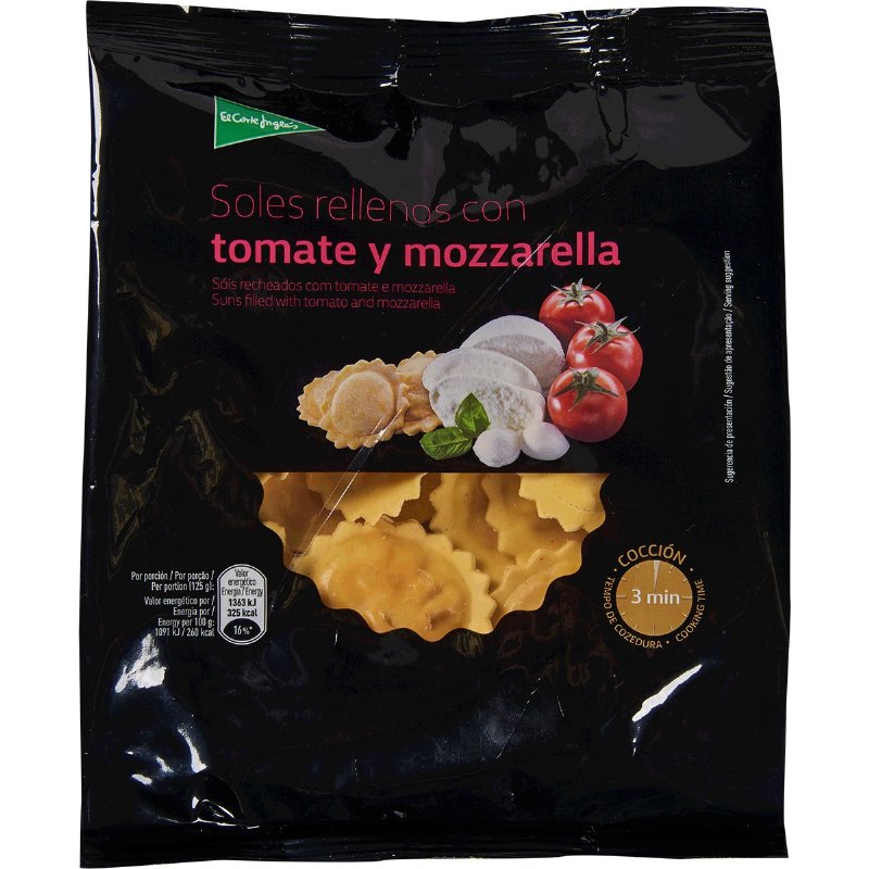 Raviolis Recheados Com Tomate E Mozzarella 250 g