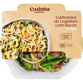 Carbonara De Legumes Com Bacon Ao Vapor Cozinha Continente 325 gr