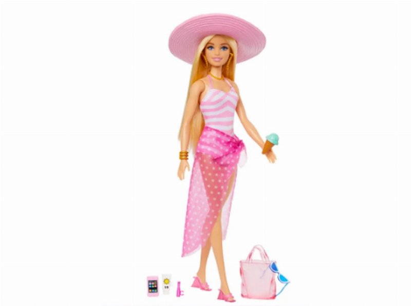 Boneca Barbie Dia De Praia