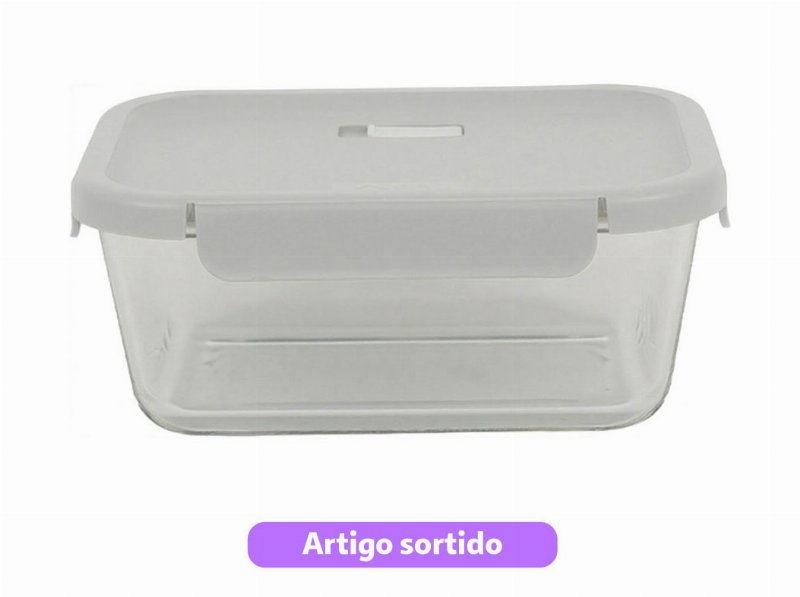 Caixa Hermética Vidro Codil 23X17.5X9.5Cm 1.9 l Cores Sortidas