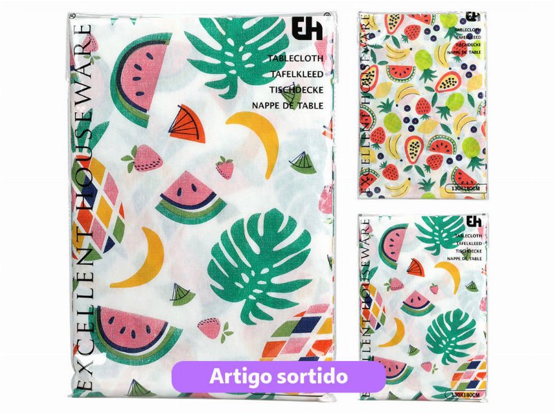 Toalha Mesa Eh 130X180Cm Modelos Sortidos