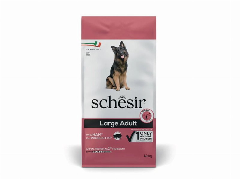 Ração Para Cão Schesir Raças Grandes Presunto 12 kg