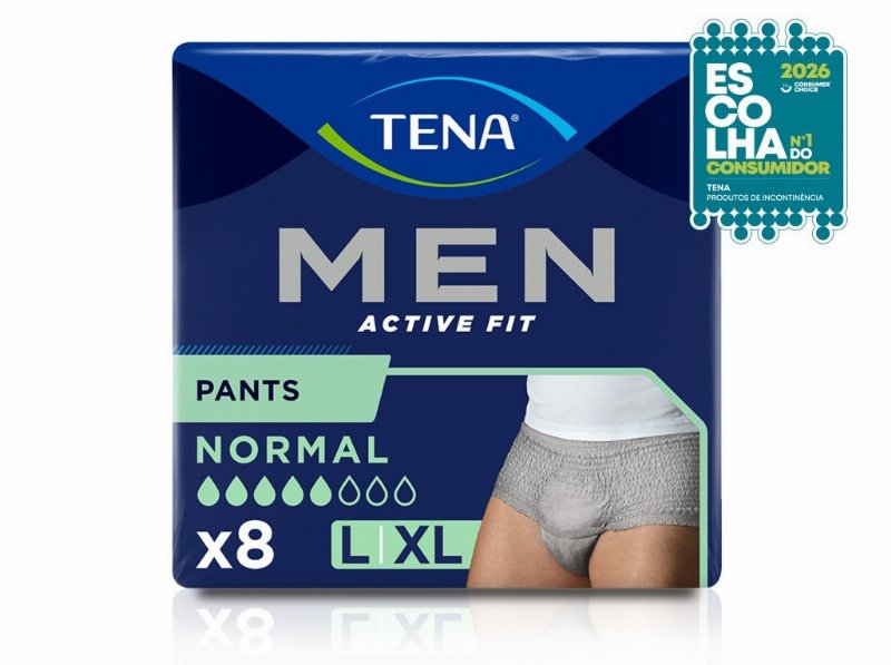 Cuecas Incontinência Tena Cinzenta L/Xl 8Un