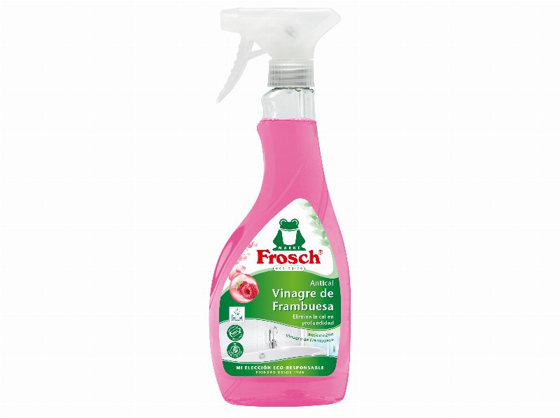 Limpeza Casa Banho Anticalcário Ecolabel Vinagre Framboesa Frosch 500 ml