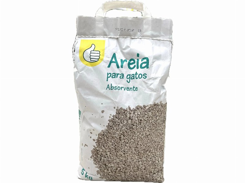 Areia Para Gato Polegar Absorvente 5 kg