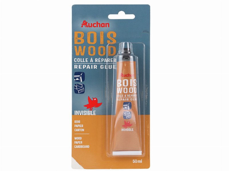 Cola De Madeira Auchan Transparente 50 ml