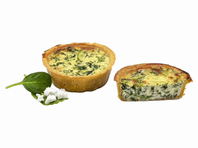 Quiche Requeijão E Espinafres Un