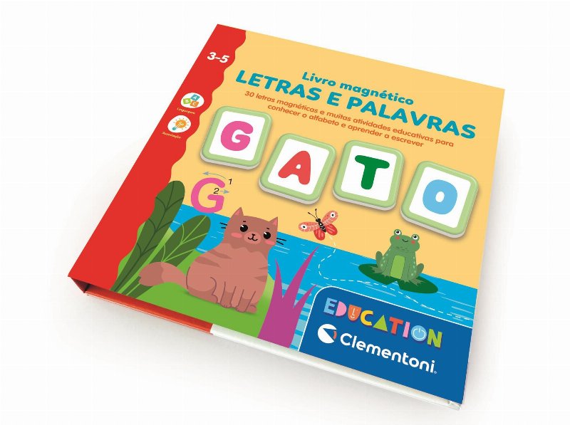Livro Magnético Clementoni Letras E Palavras