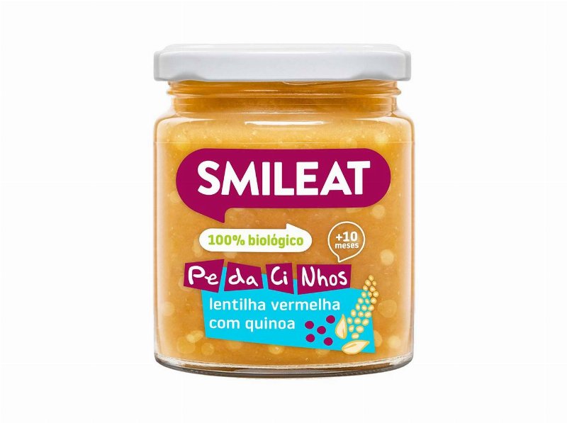 Refeições Smileat Pedacinhos Bio Lentilha Vermelha E Quinoa 230 g