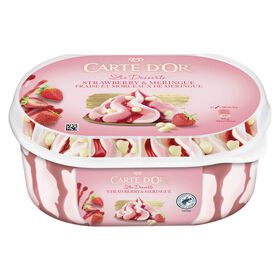 Gelado Morango E Merengue Les Desserts Carte D'or 825 ml