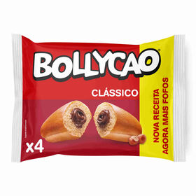 Bolo Com Recheio De Chocolate Bollycao 228 gr (4 Un)