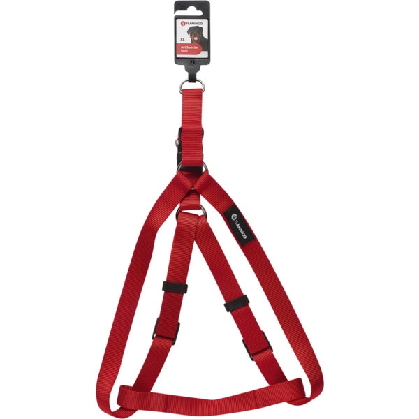 Peitoral Nylon Para Cão Art Sportiv Vermelho Tamanho Xl 1 unidade