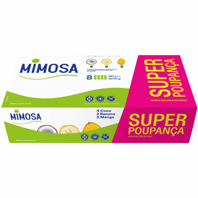 Iogurte Aroma Coco, Manga E Banana Mimosa 960 gr (8 Un)