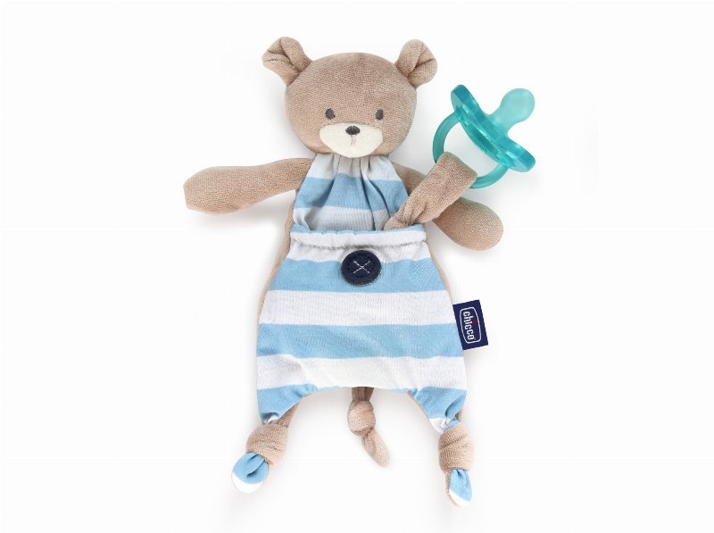 Porta Chupeta Chicco Doudou Azul 0+