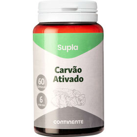 Suplemento Alimentar Carvão Ativado Cápsulas Supla 60 Un