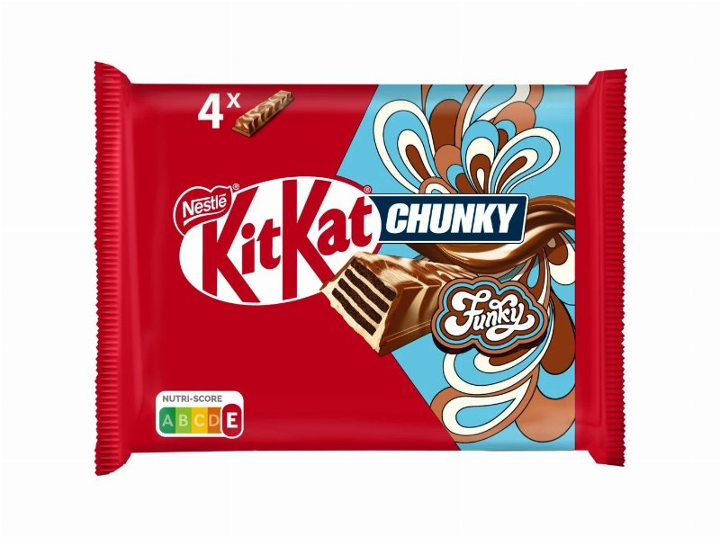 Snack De Chocolate Kit Kat Chunky Funky 4X40 g