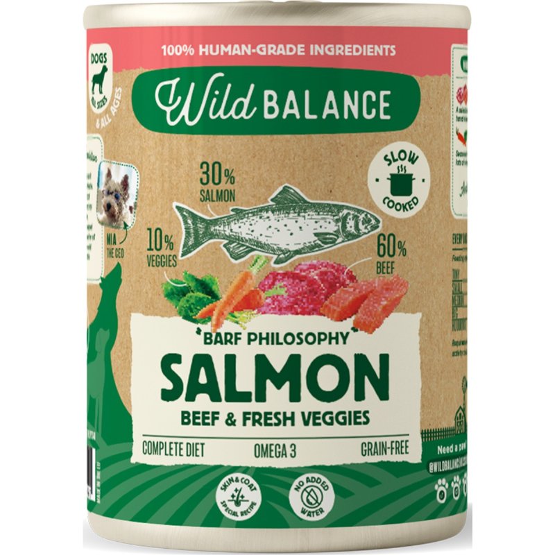 Aliento Húmido Para Cão Sabor Salmão E Vitela 400 g