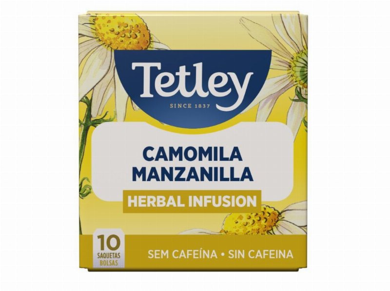 Infusão Tetley Camomila 10 Saquetas