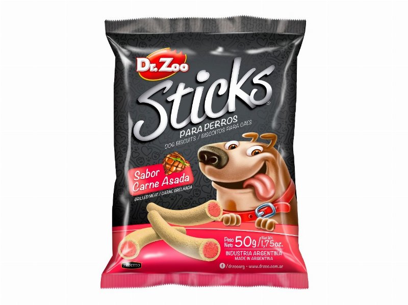 Snack Cão Dr.zoo Tiras Carne Assada 50 g
