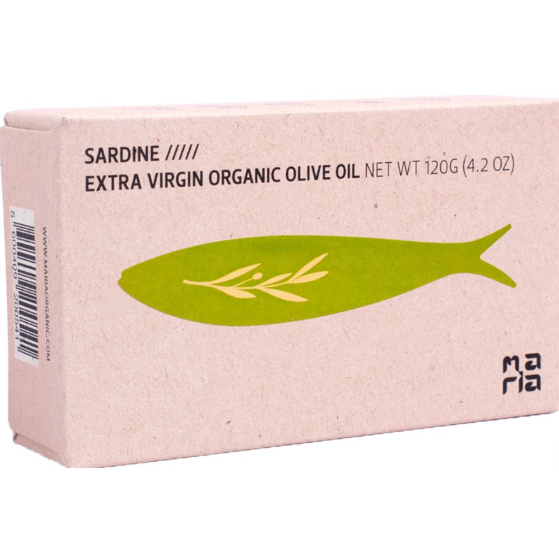 Sardinhas Em Azeite Virgem Extra Biológico 120 g