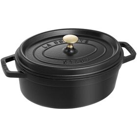 Caçarola Oval Ferro Fundido 27Cm Preta Staub
