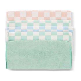 Conjunto 5 Panos Microfibra 30X40Cm Kasa 5 Un