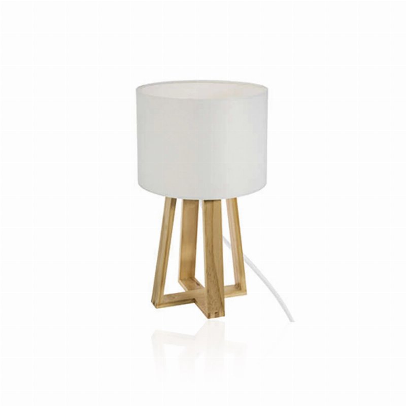 Hkh Candeeiro De Mesa Molu Com Abajur Branco