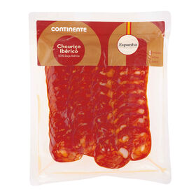 Chouriço 50% Ibérico Fatiado Continente 90 g